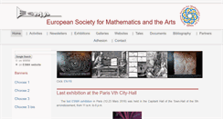 Desktop Screenshot of math-art.eu