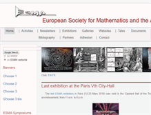 Tablet Screenshot of math-art.eu